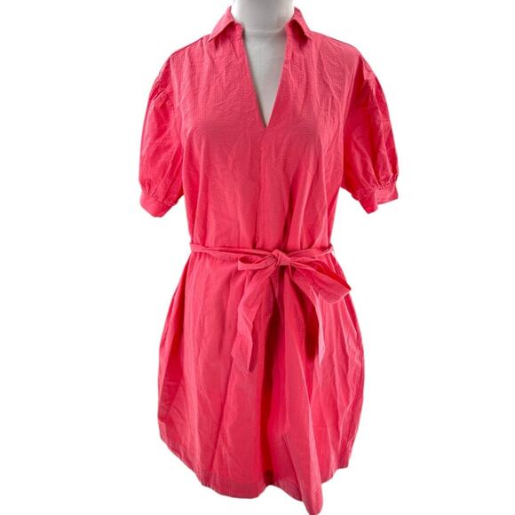 NWT Southern Tide Calan Washed A-Line Seersucker Dress - Camelia Rose Pink Sz S - Picture 8 of 9